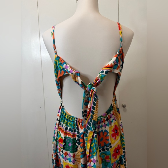 Multicolor Floral Patchwork Maxi Dress - Picture 3 of 6